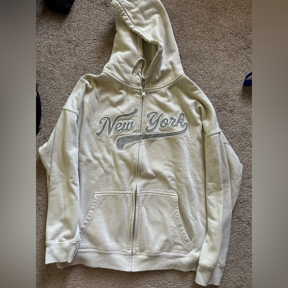 New York Zip Up Hoodie